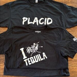 Jerzees Black Graphic Tees Set